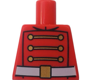 LEGO Red Toy Soldier Torso without Arms (973)