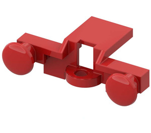 LEGO rouge Train Buffer Faisceau (4022)
