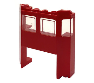 LEGO Red Train Front 2 x 6 x 5 with 2 High Cutout (2924)