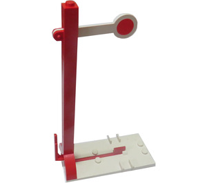 LEGO Red Train Signal Post