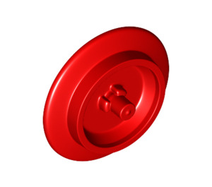 LEGO Red Train Wheel 16.6 / 23mm (38340)