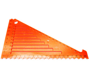 LEGO Red Triangle Ruler