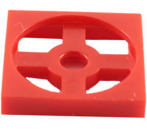 LEGO Red Turntable 2 x 2 Plate Base (3680)