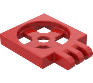 LEGO Rouge Plaque tournante 2 x 2 assiette Base avec Charnière