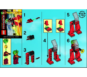 LEGO Red Walker Set 3870 Instructions
