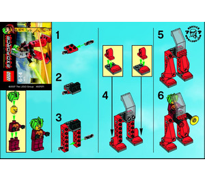 LEGO Red Walker 3870 Anweisungen