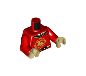 LEGO rot Warden Affe King Minifig Torso (973 / 76382)