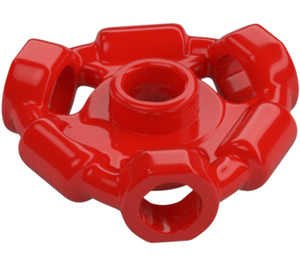 LEGO Red Weapon Holder Ring with Open Stud (1941)