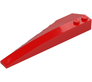 LEGO Red Wedge 10 x 3 x 1 Double Rounded Right (50956)