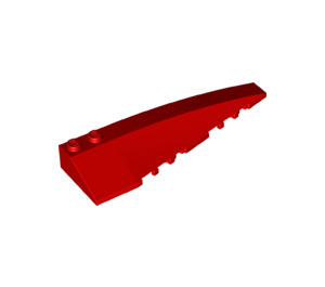 LEGO Red Wedge 10 x 3 x 1 Double Rounded Right (50956)