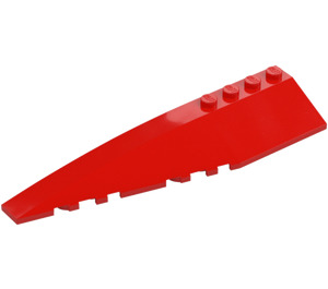 LEGO Rouge Pièce de monnaie 12 x 3 x 1 Double Arrondi La gauche (42061 / 45172)