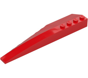 LEGO Rosso Cuneo 12 x 3 x 1 Doppio Arrotondato Destra (42060 / 45173)