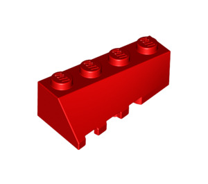 LEGO rouge Coin 2 x 4 Sloped Droite (43720)