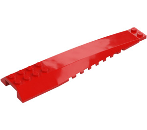 LEGO Red Wedge 4 x 16 Triple Curved (45301 / 89680)