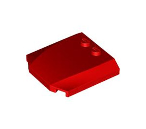 LEGO Red Wedge 4 x 4 Curved (45677)