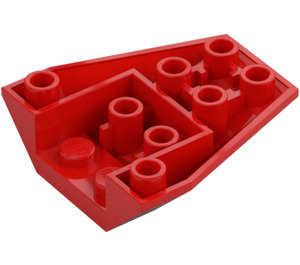 LEGO Rot Keil 4 x 4 Dreifach Invers mit verstärkten Noppen (13349)