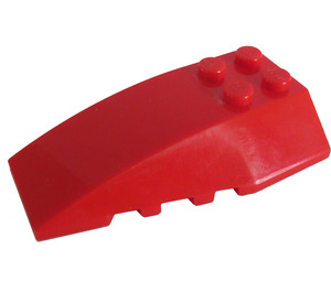 LEGO Red Wedge 6 x 4 Triple Curved (43712)