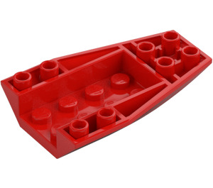 LEGO Red Wedge 6 x 4 Triple Curved Inverted (43713)