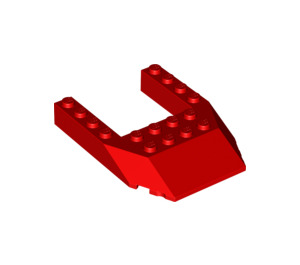LEGO Red Wedge 6 x 8 with Cutout (32084)