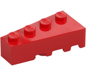 LEGO Röd Kil Kloss 2 x 4 Vänster (41768)