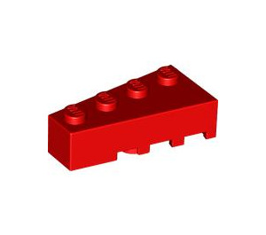 LEGO Red Wedge Brick 2 x 4 Left (41768)