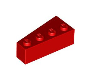 LEGO rot Keil Backstein 2 x 4 Recht (41767)