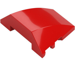 LEGO Red Wedge Curved 3 x 4 Triple (64225)