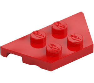 LEGO Rouge Pièce de monnaie assiette 2 x 4 (51739)