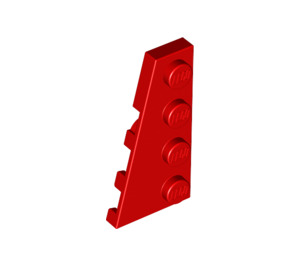 LEGO rouge Coin assiette 2 x 4 Aile La gauche (41770)