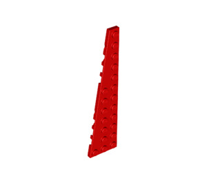 LEGO Red Wedge Plate 3 x 12 Wing Left (47397)