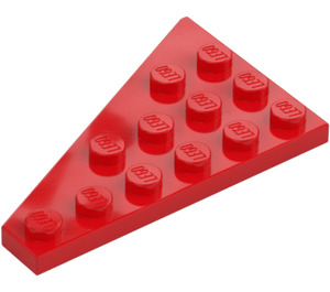 LEGO Red Wedge Plate 4 x 6 Wing Right (48205)