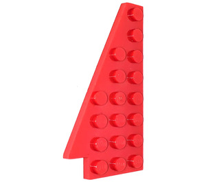 LEGO Rood Wig Plaat 4 x 8 Vleugel Links met onderkant noppenuitsparing (3933 / 45174)