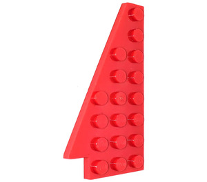 LEGO rouge Coin assiette 4 x 8 Aile La gauche sans Stud Notch