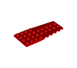 LEGO rouge Coin assiette 4 x 9 Aile avec des encoches pour tenons (14181)