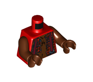 LEGO Red Werewolf Torso (973 / 76382)