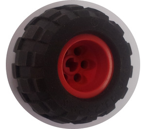 LEGO Rood Wheel 43.2 x 28 Balloon Small with Tyre 43.2 x 28 Balloon Small