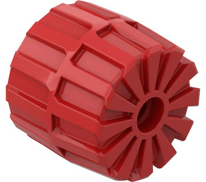 LEGO rouge Roue Hard-Plastique Medium (2593)