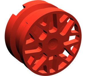 LEGO Red Wheel Rim Ø11 x 6 (93595)