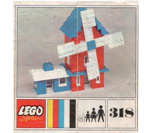 LEGO Rood Windmill 318