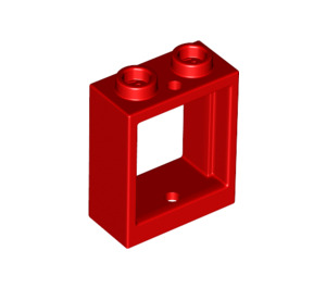 LEGO rot Fenster Rahmen 1 x 2 x 2 (60592 / 79128)