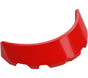 LEGO Red Windscreen 1 x 3 x 6 Curved (35299 / 62360)