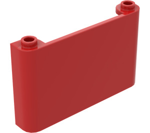 LEGO Red Windscreen 1 x 6 x 3 (39889 / 64453)