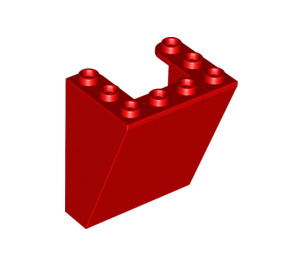 LEGO Red Windscreen 3 x 4 x 4 Inverted with Rounded Top Edges (35306 / 72475)