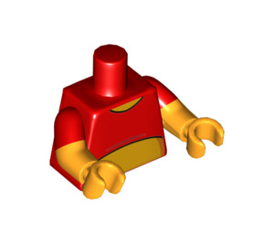 LEGO rot Winnie the Pooh Minifig Torso (973 / 16360)