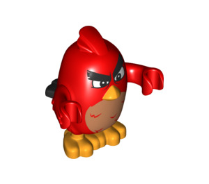 LEGO Red with Annoyed Face Minifigure