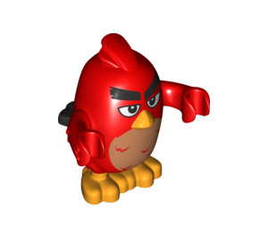 LEGO Red with Right Eyebrow Raised Minifigure