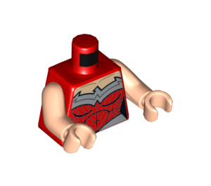 LEGO rot Wonder Woman Minifig Torso (973 / 76382)