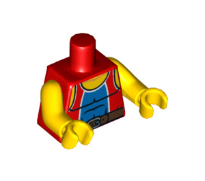 LEGO Rojo Wondrous Weightlifter Torso (973 / 88585)