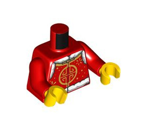 LEGO Červená Year z The Králík Performer Minifigurka Trup (973 / 76382)