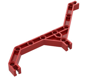 LEGO Red Znap Beam Angle 9 Holes (32208)